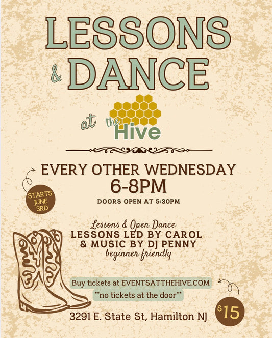 Lessons & Open Line Dance 💃🕺 - Wed June 17th 6-8pm
