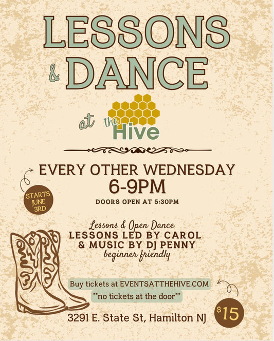 Lessons & Open Line Dance 💃🕺 - Wed June 3rd 6-8pm