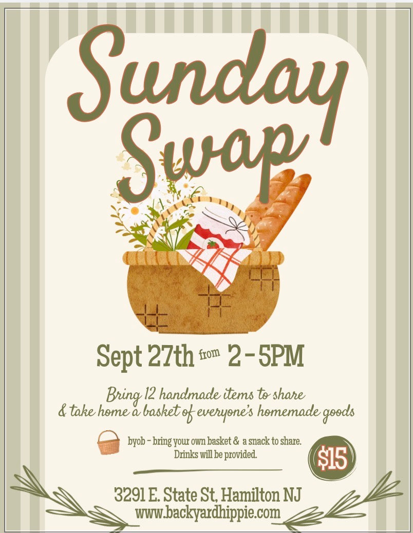 Sunday Swap | Sept 27th at 2 - 5pm